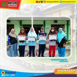 pemenang lomba vloi dan desain poster class meeting mtsn gresik